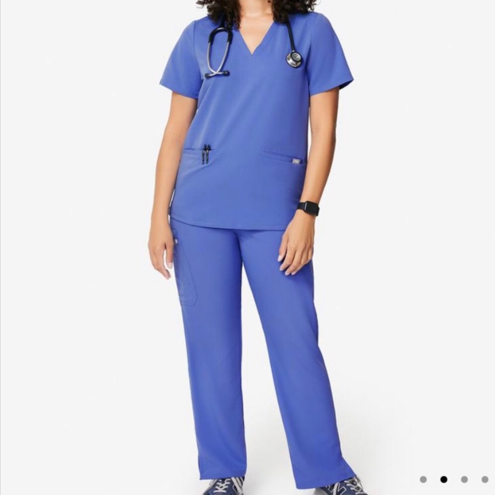Figs Denim scrub set